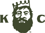 Face only logo for Ken Capling Outdoors, in dark green on transparent for favicon