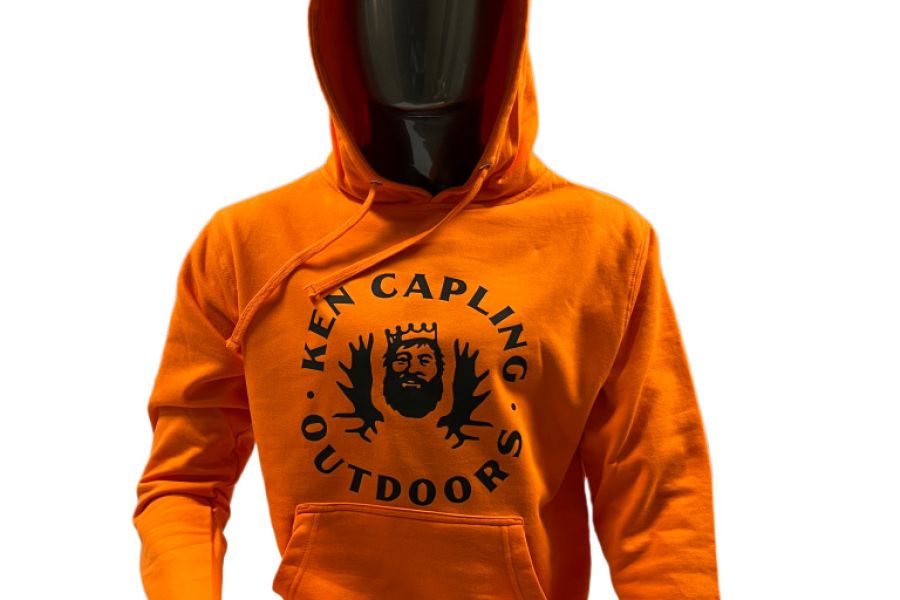 Orange Hoodie Ken Capling logo