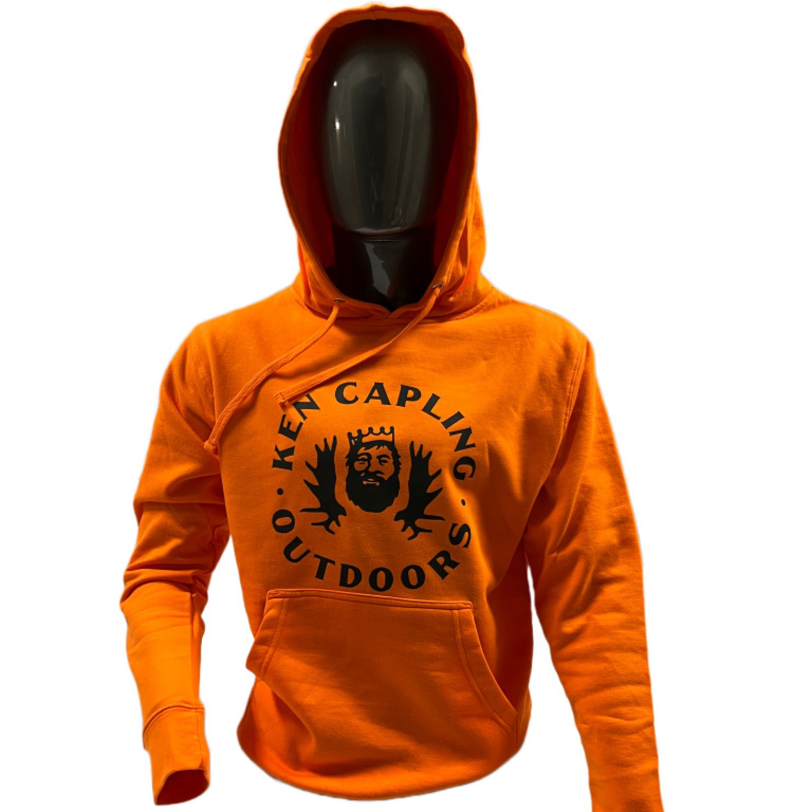 Orange Hoodie Ken Capling logo
