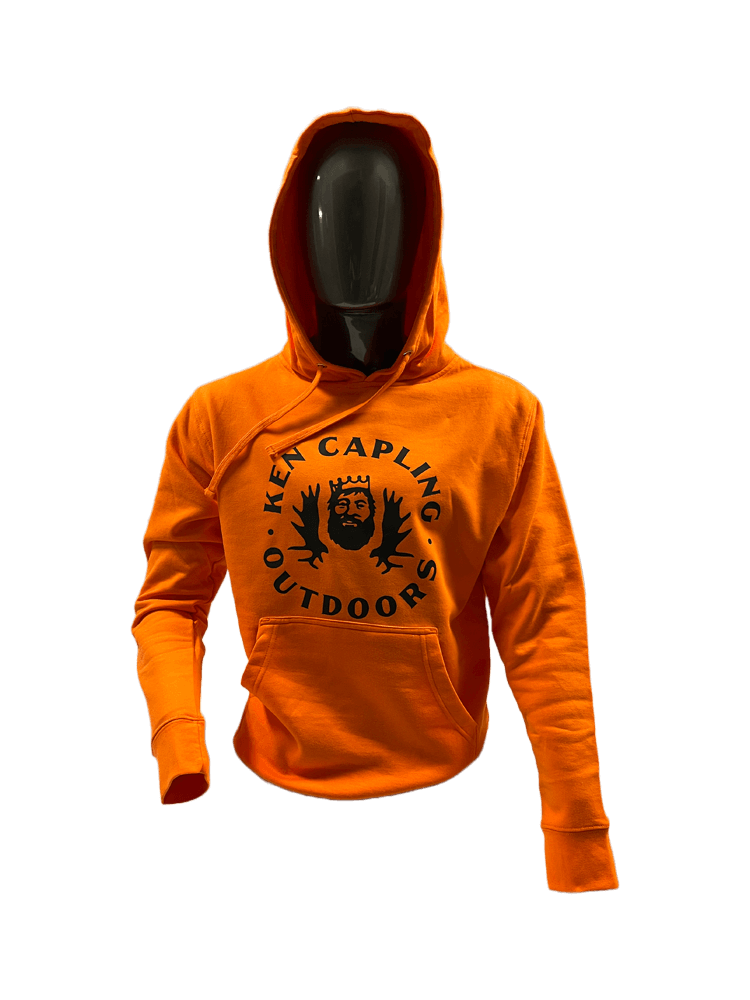 Orange Hoodie Ken Capling logo