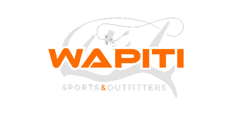 Wapiti logo in orange and grey graphic