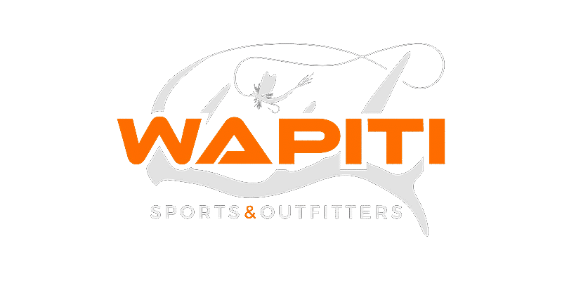 Wapiti logo in orange and grey graphic